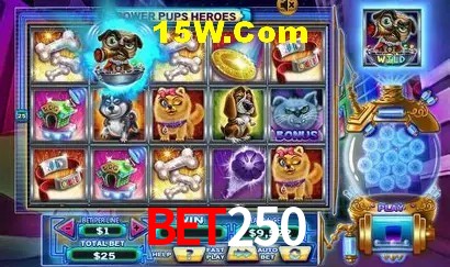 Biblioteca de slots populares na Bet250